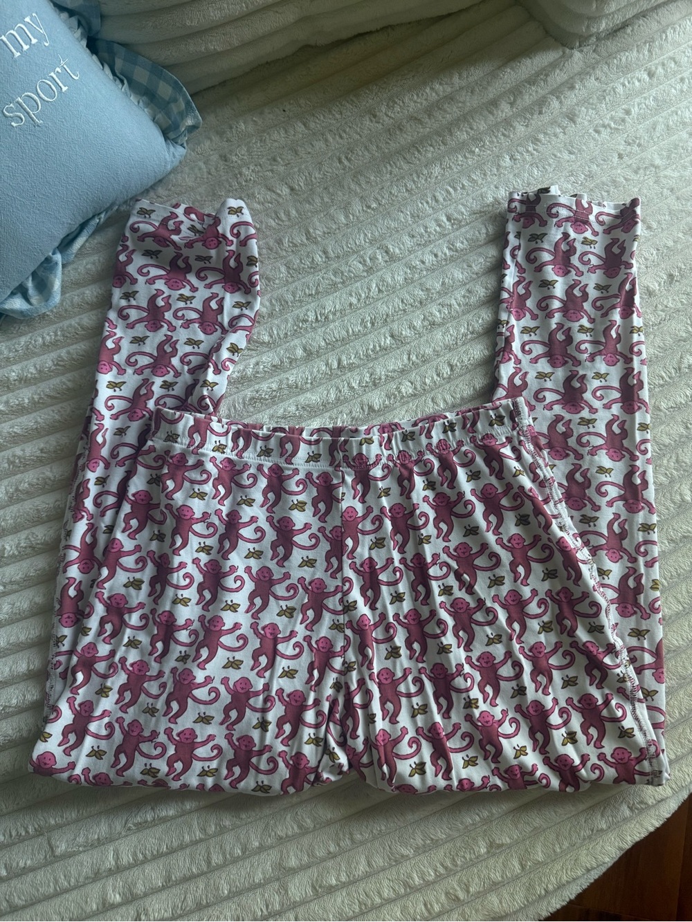 Roller Rabbit Pink Monkey Print Leggings